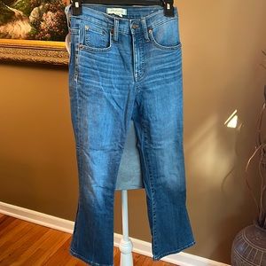 Madewell cropped flare jeans size 23